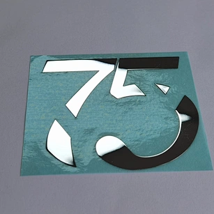 metal transfer labels