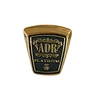 Custom Metal Gold Sticker Electroforming Metallic Nameplate Nickel 3D logo Label