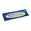OEM Brushed Aluminum Sticker, Blank Brushed Metal Label Tag With Pre‑Drilled Holes & Adhesive Backing