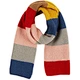 New Recycle Cashmere Knitted Scarf Color-blocked Fashionable Warm Shawls