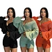 Solid soft women's casual sweater set, two piece design for autumn winter. Custom fashion style, comfortable and versatile for daily wear.