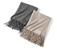 Wholesale AW Solid Soft Wool Knitted Scarves Popular  Pashmina Scarf.