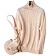 New arrival AW women's high neck pullover sweater. Vintage twist knitted design, loose fit, soft and warm. Perfect for autumn and winter casual daily wear.