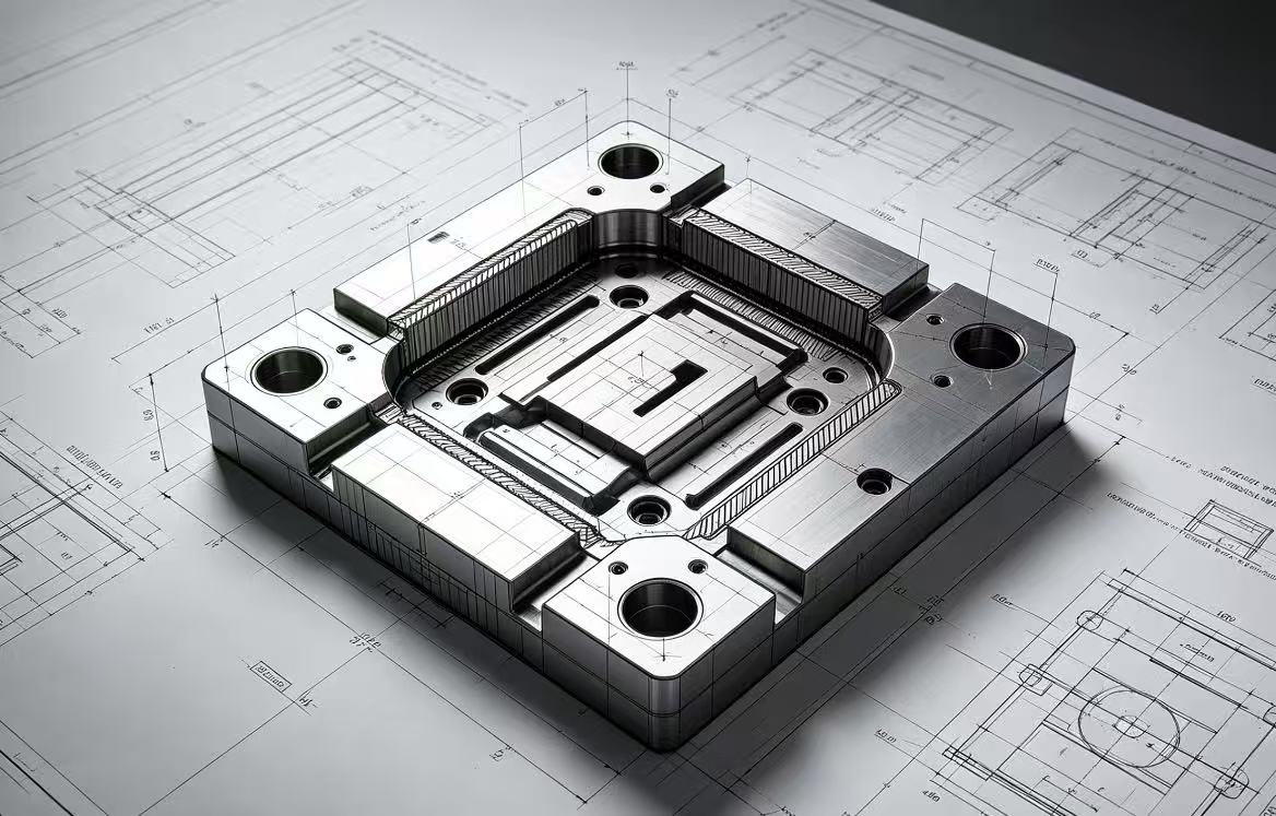 Die cast aluminum mold for ADC12 aluminum alloy casting