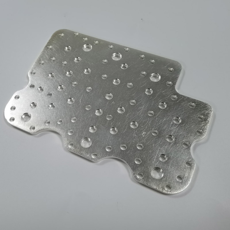 ADC12 CNC machined aluminum parts for communication XH-0007