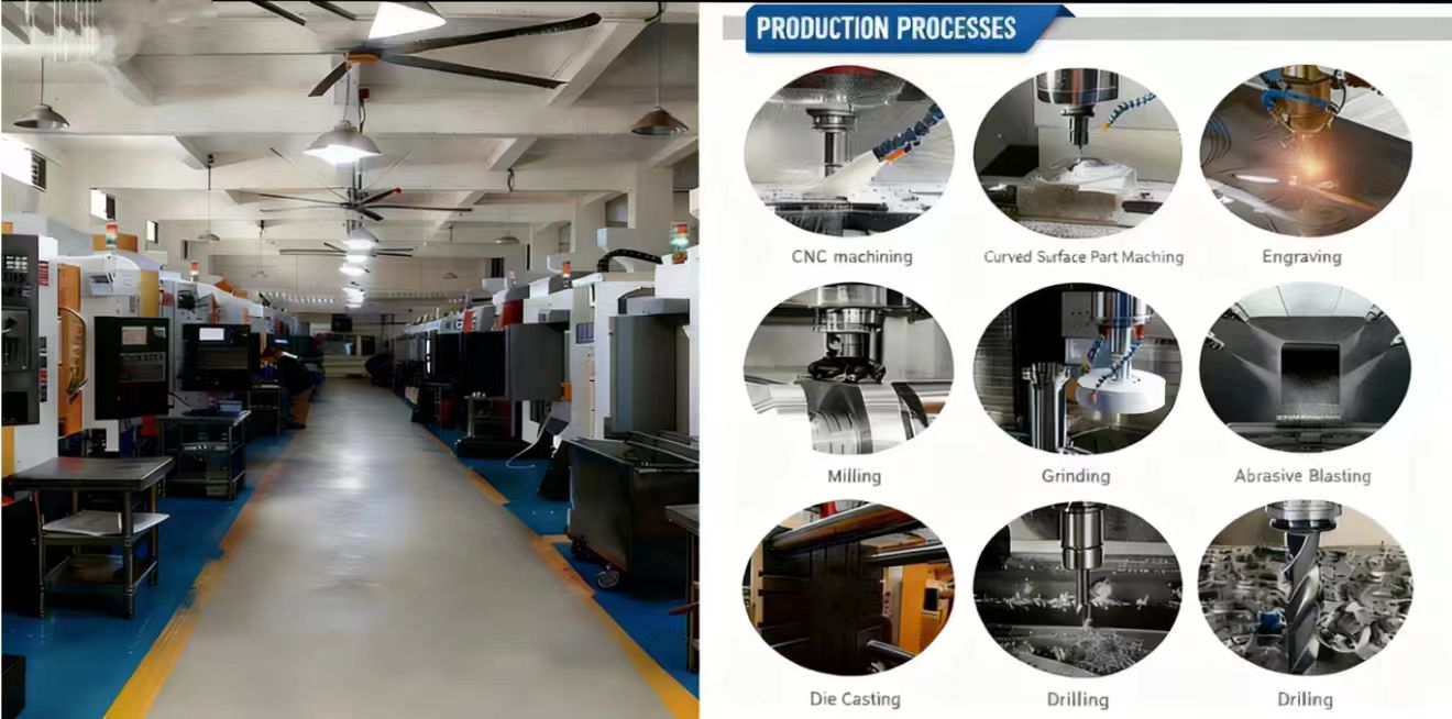 Pressure Die Casting ADC12 Aluminum Industrial Parts