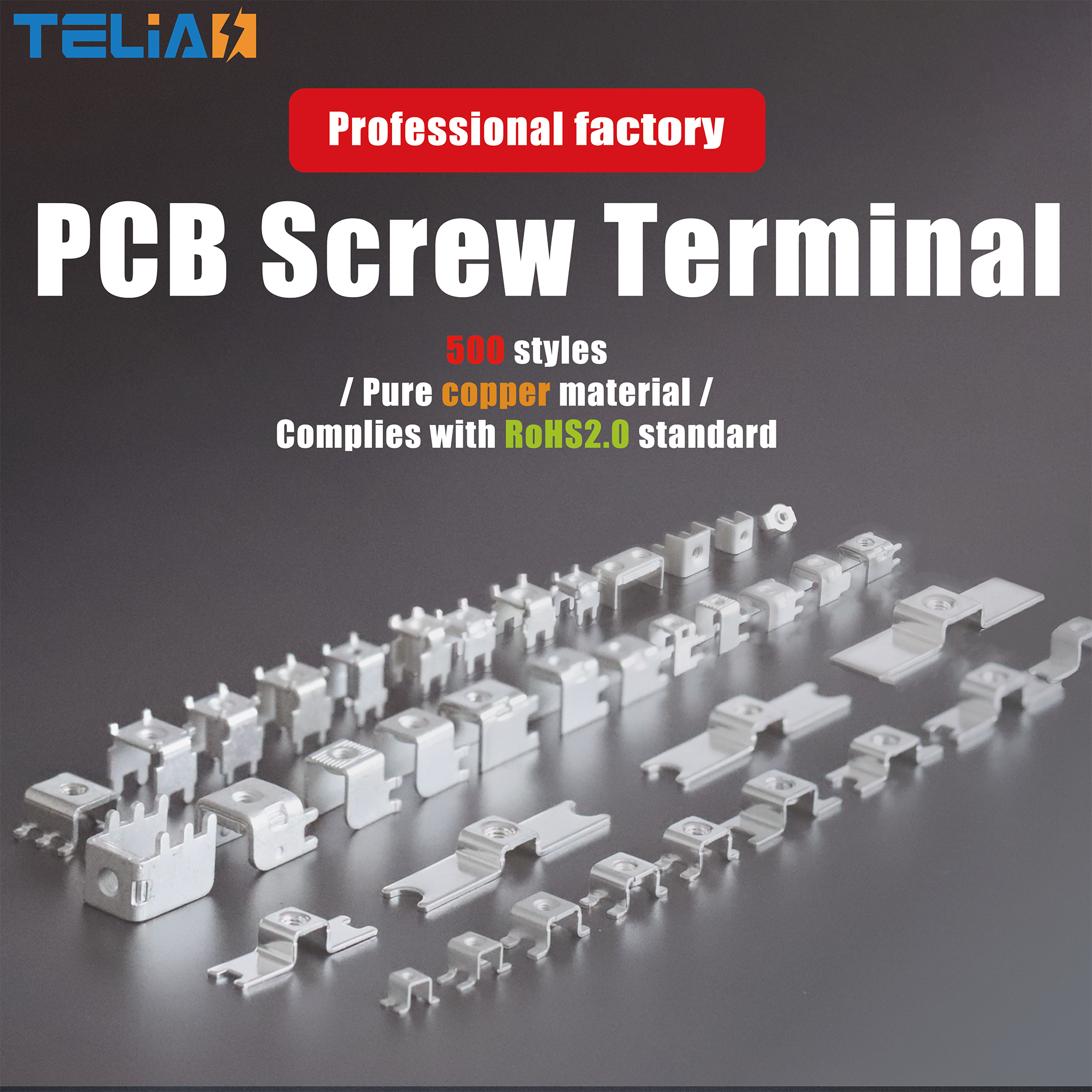 PCB Welding Terminal: Professional PCB soldering connector for AC/DC circuits. Durable conductive build ensures high conductivity. Used in industrial, automotive, appliance. Certified, stable, cost-effective for mass production & reliable PCB assembly
