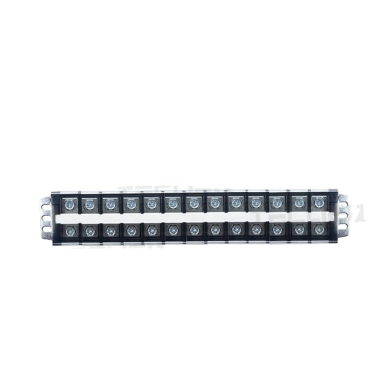 dual row barrier terminal block strip delivers secure wire-to-board connection for energy storage systems, lithium battery packs and industrial control circuits power distribution in new energy applications.