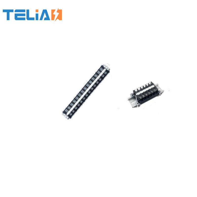 High-density Dual Rail-Type Strip Terminal Blocks for efficient industrial wiring. Designed for standard DIN rail mounting, our strip terminals ensure secure connections and superior space-saving performance