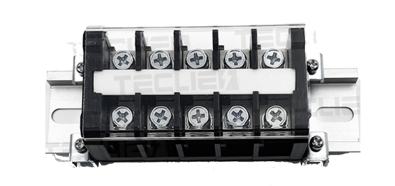 High-density Dual Rail-Type Strip Terminal Blocks for efficient industrial wiring. Designed for standard DIN rail mounting, our strip terminals ensure secure connections and superior space-saving performance