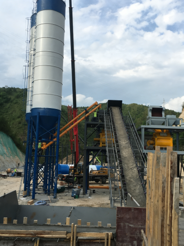 automatic concrete batching plant