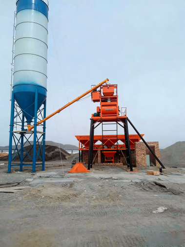 wet batch concrete plant