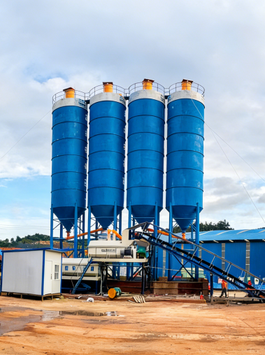 easy installation stabilized soil mixing plant mobile type