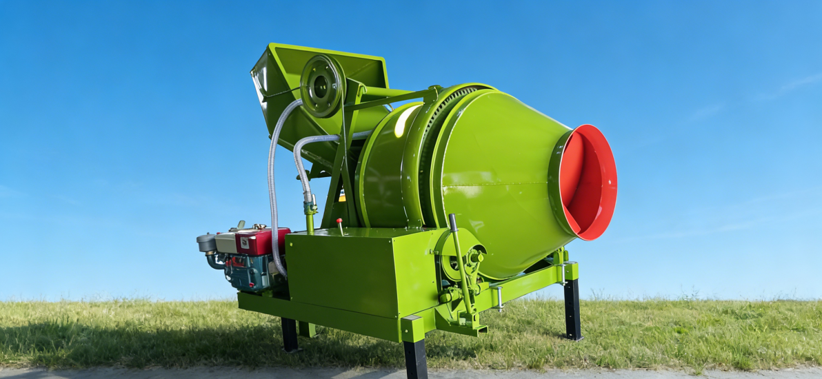 easy to operate manual concrete mixer machine