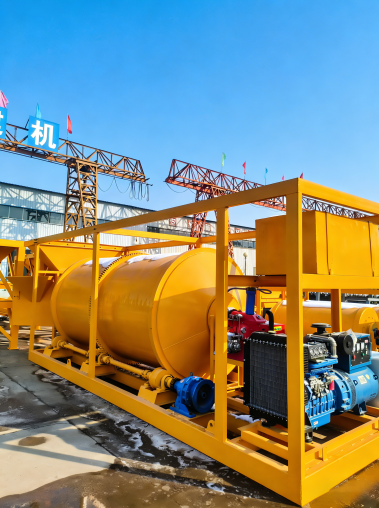 durable 5 cubic asphalt drum mixer trailer