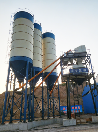 HZS60 static concrete batch plants factory direct supply