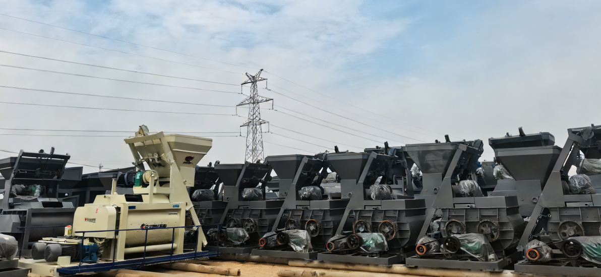 JS1000 concrete cement mixer customizable