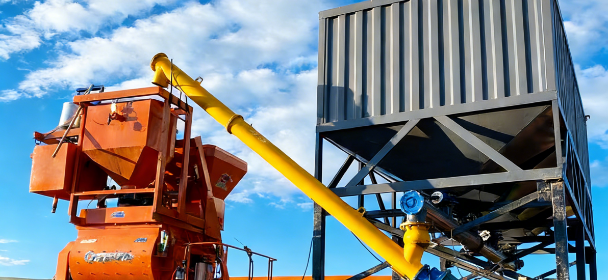 dry mix concrete batching plant