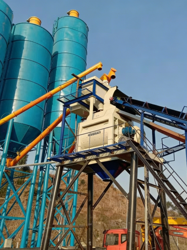 concrete batching plant machine