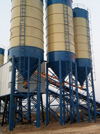HZS60 fully automatic stationary concrete batching plant
