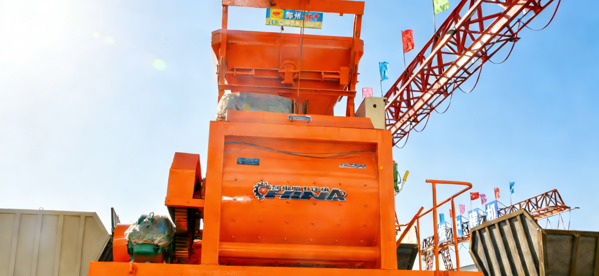 JS750 concrete mixer for batching plant matching
