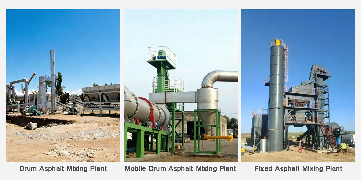 asphalt mixing plant model comparison
