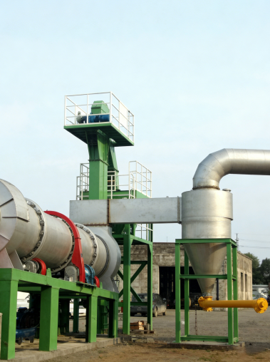 double drum asphalt mixing plant