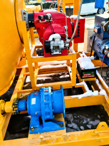 5 cubic asphalt drum mixer for highway maintenance