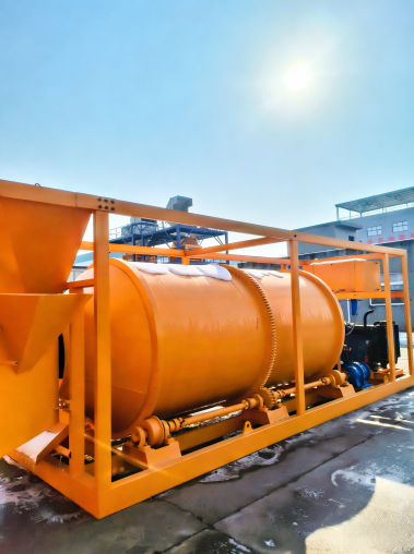 vehicle-mounted Recycled asphalt mixer diesel powered