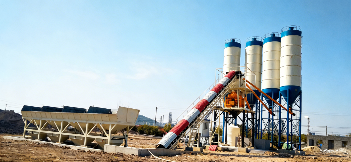 best stationary concrete batching plant China