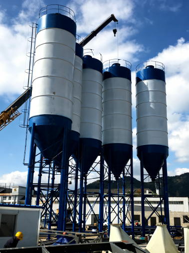 concrete batching plant mixer