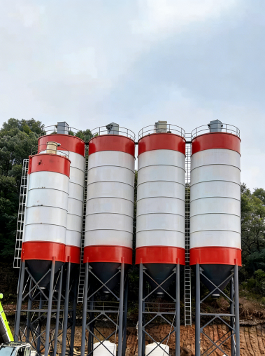 cement stave silo
