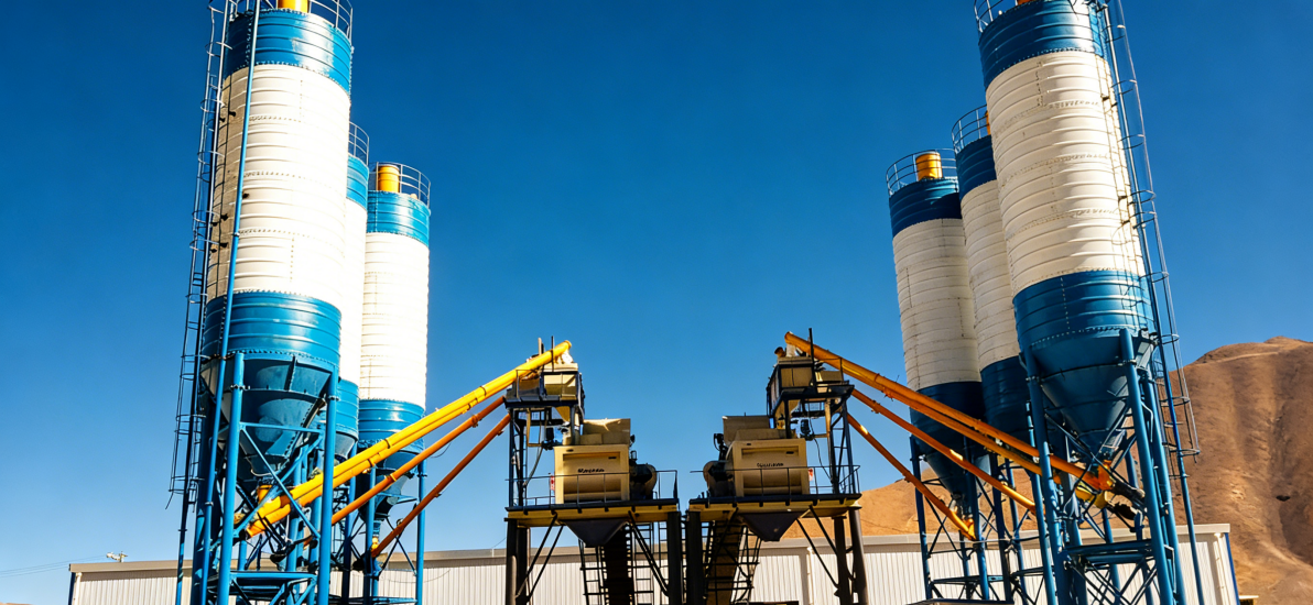 concrete mixing batching plant