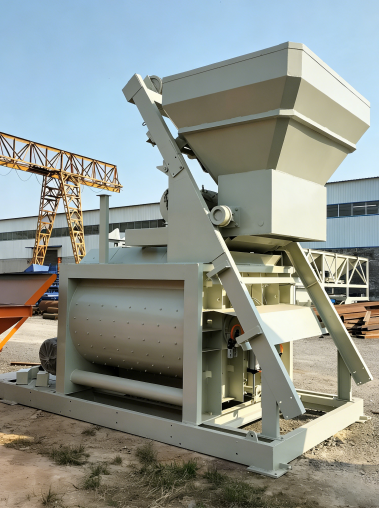 JS1500 stationary concrete mixer motor power adjustable