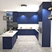 Luxury Blue Kitchen Cabinet Customization