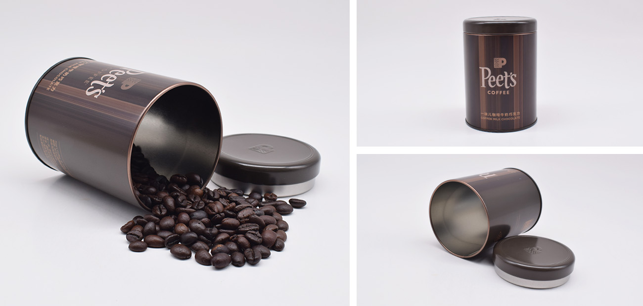 LTD Tin Box manufactures custom coffee tin cans for brands and roasters worldwide. Our empty coffee tins are fully customizable in size, color, and print. Contact us for a free sample today.