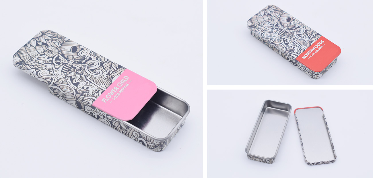LTD Tin Box offers solid perfume containers wholesale for beaauty brands worldwide. Our custom solid cologne tins are made to order in any size, color, and finish. Request a free sample today.