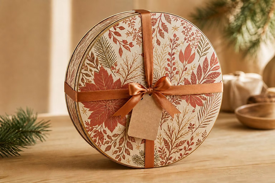Tins are awkward to wrap. Round ones roll. Tall ones tip. And half the time, the wrapping looks worse than the tin itself. Let me save you the tape and the frustration.