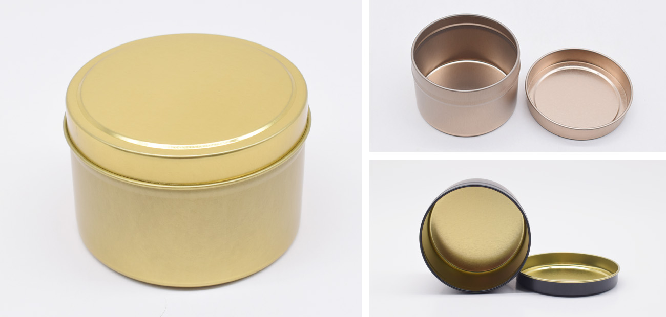 LTD Tin Box supplies custom tins for candle making to brands worldwide. Our candle tin containers are available in multiple sizes and colors, fully customizable in print and finish. Get a free sample today.