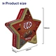 plain tin cans for cookies
Custom gift star tin box
Food grade pentagram tin can
Chocolate packing metal box
Christmas cookie tin packaging
Star shaped metal tin box
Food-grade pentagram tin can
Custom star-shaped chocolate tin
Cookie packaging metal box