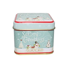 square metal tin​