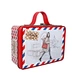 Tin Case Packaging for Christmas Cookie Tin Box Gift Empty Metal with Vaulted Lid  for Packaging