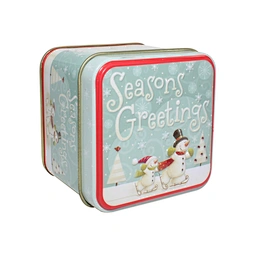 square metal tin​