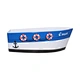 Customizable Yacht-Shaped Metal Snack Tin