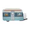 Travel-Themed Collectible Tinplate Container for Camper Enthusiast Gifting Craft & Event Supplies Retro-Inspired Home Decor