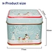 square metal tin​