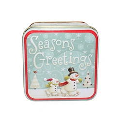square metal tin​