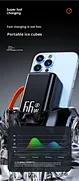mini 20000mah power bank 66w super charge for iphone/samsung