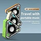Transparent Bluetooth Speaker Outdoor Powerful Loudspeaker Soundbar Wireless TWS Stereo Music Player