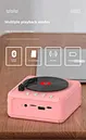 Retro Smart Wireless Speakers Voice Control  wooden Portable Desktop Audio for Phone Computer Rec